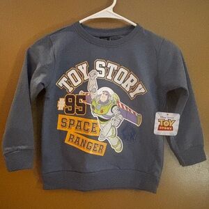Disney Pixar Toy Story Buzz Lightyear Sweatshirt Size 4